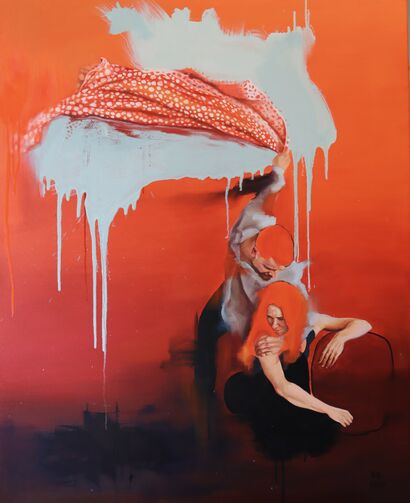 Liberty or surrender - a Paint Artowrk by Danielle  Creme